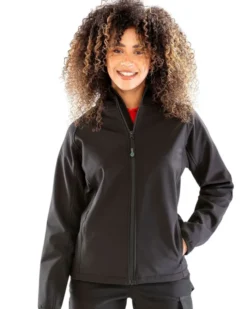 Softshell 3 strati riciclato con cappuccio, zip NATULON®, 290g/m²