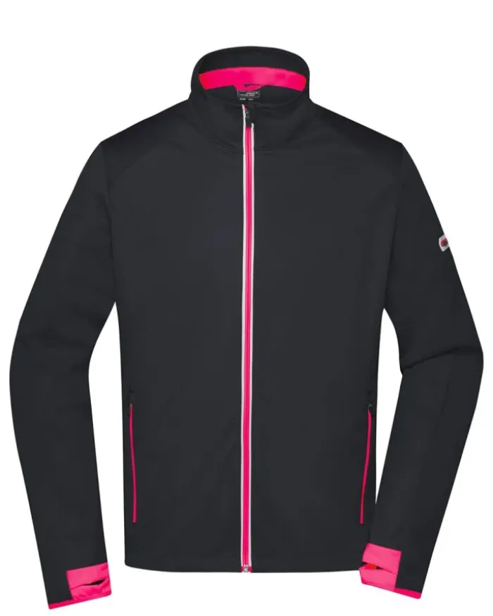 Softshell Uomo3 Strati Nero, Antivento, Waterproof 5000mm