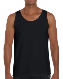 Softstyle Canottiera Uomo 100% Cotone Regular Fit Senza Etichetta