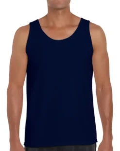 Softstyle Canottiera Uomo 100% Cotone Regular Fit Senza Etichetta