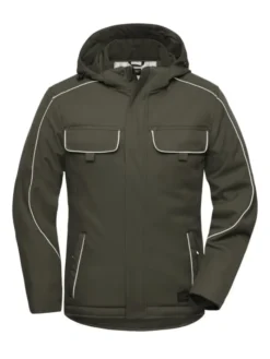 SOLID Giacca Softshell Padded, Antivento, Uomo, Cappuccio