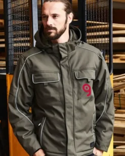 SOLID Giacca Softshell Padded, Antivento, Uomo, Cappuccio