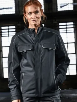 Solid Workwear Giacca Softshell , Antivento, Traspirante