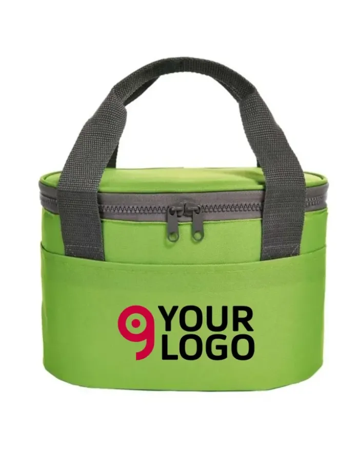 SOLUTION Borsa termica in poliestere con zip, manici
