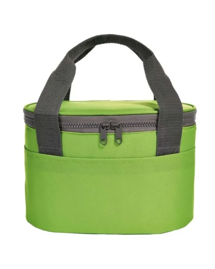 SOLUTION Borsa termica in poliestere con zip, manici