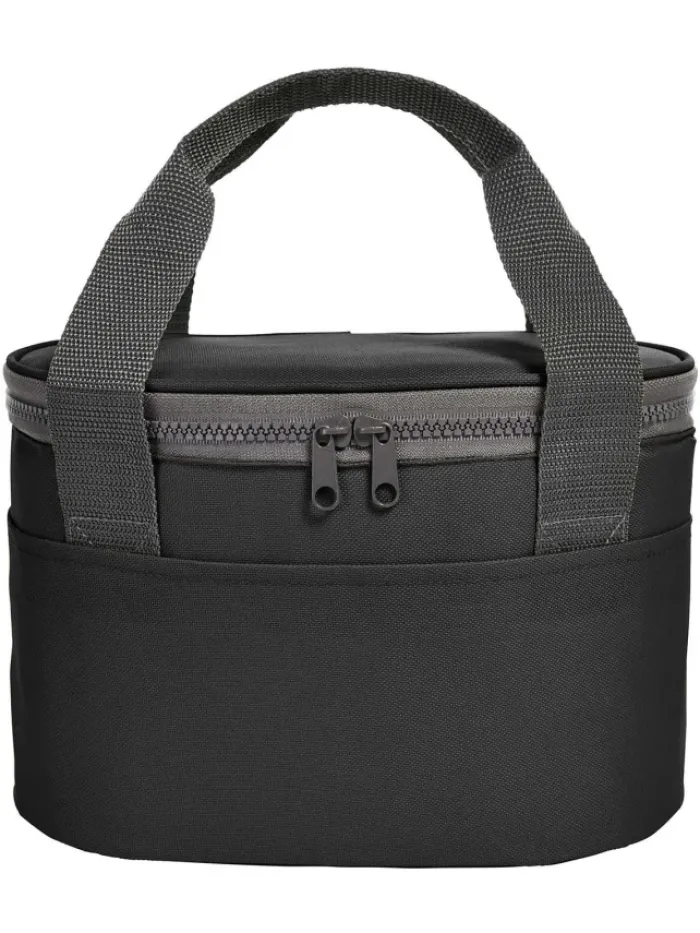 SOLUTION Borsa termica in poliestere con zip, manici
