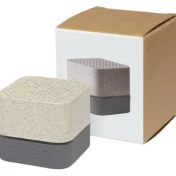 Speaker Bluetooth® Aira ecosostenibile in paglia di grano, 3W beige