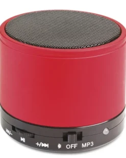 Speaker Bluetooth Metallo V3.0 con Microfono, Nero, 5,7x5,1 cm