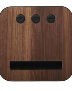 Speaker Bluetooth Shae Legno e Tessuto Grigio 5W con Microfono