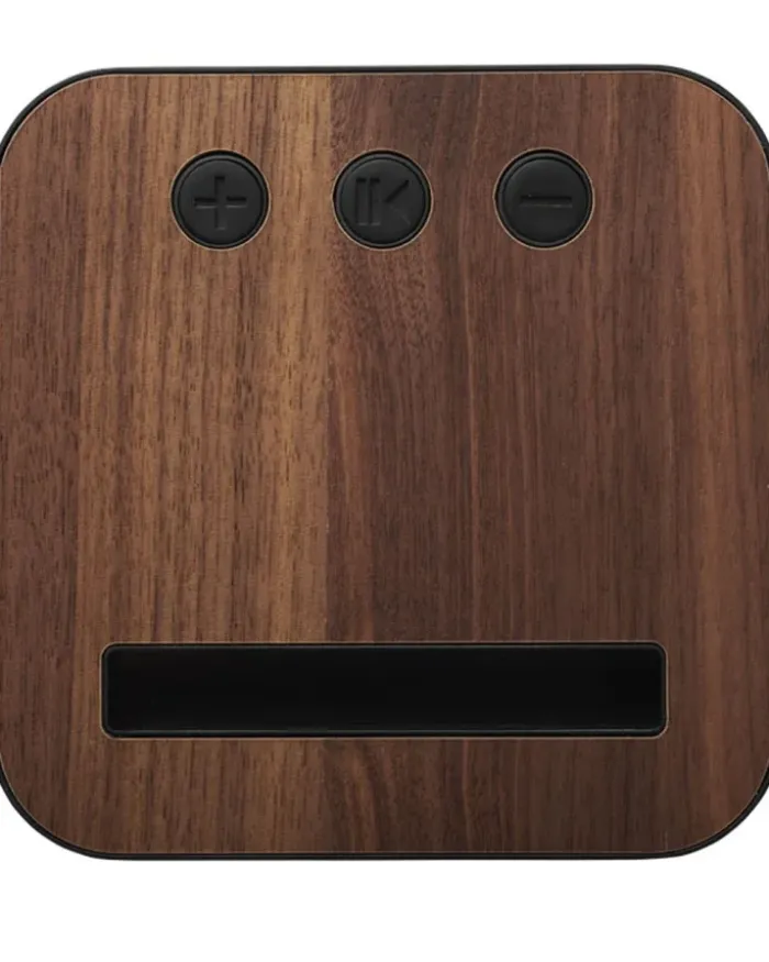 Speaker Bluetooth Shae Legno e Tessuto Grigio 5W con Microfono