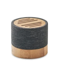 Speaker BOOL wireless 5.0 in RPET e bamboo con LED, 3W