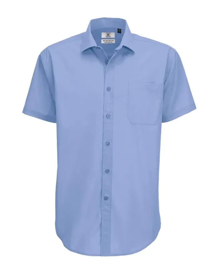 SSL Camicia Uomo Popeline Easy Care Slim