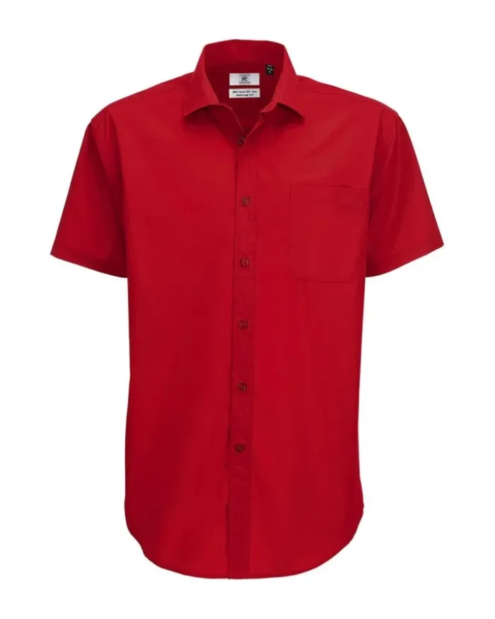 SSL Camicia Uomo Popeline Easy Care Slim