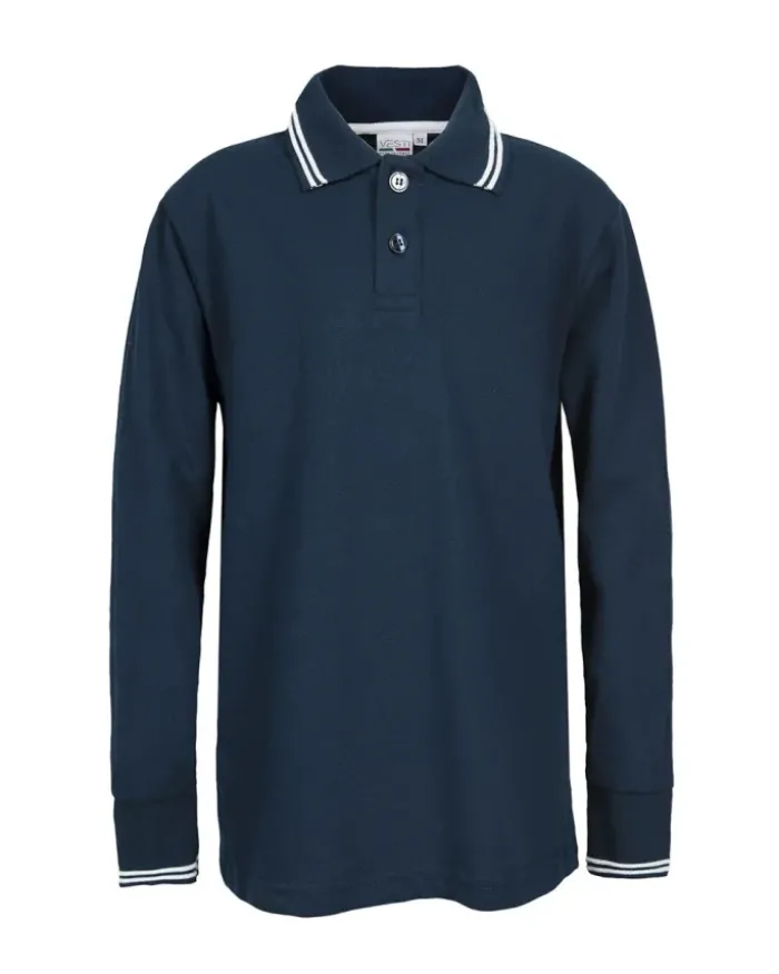Stile Bambino Polo Manica Lunga Cotone 100% Regular Fit