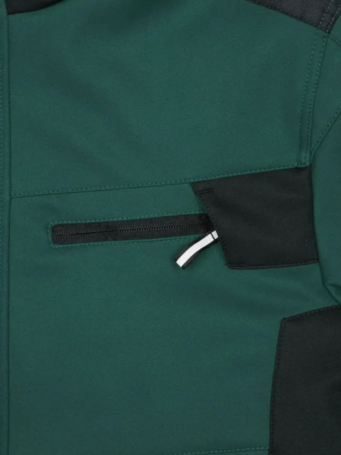 Strong Craftsmen Softshell Jacket nera uomo antivento impermeabile
