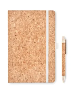 SUBER SET Notebook A5 sughero con penna e confezione regalo
