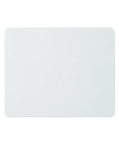 SULIMPAD Mouse Pad Bianco in Poliestere 21,5x17,5 cm Antiscivolo
