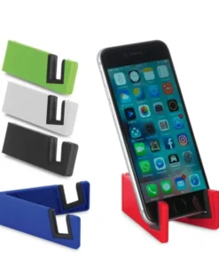 Supporto cellulare pieghevole in ABS, leggero 15g, nero compact