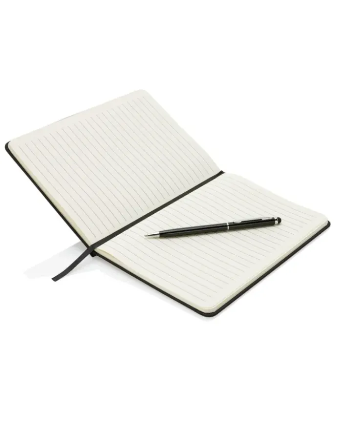 Taccuino A5 Deluxe con Penna Touch, Copertina PU 80 pagine