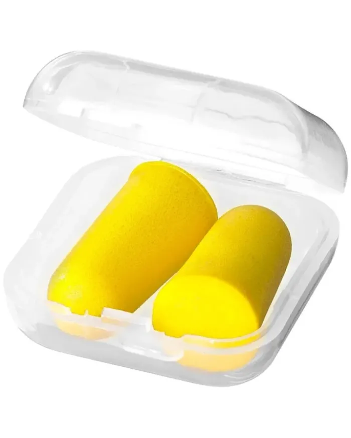 Tappi Serenity con custodia, plastica, azzurri, 3,5x1,5 cm, 10g