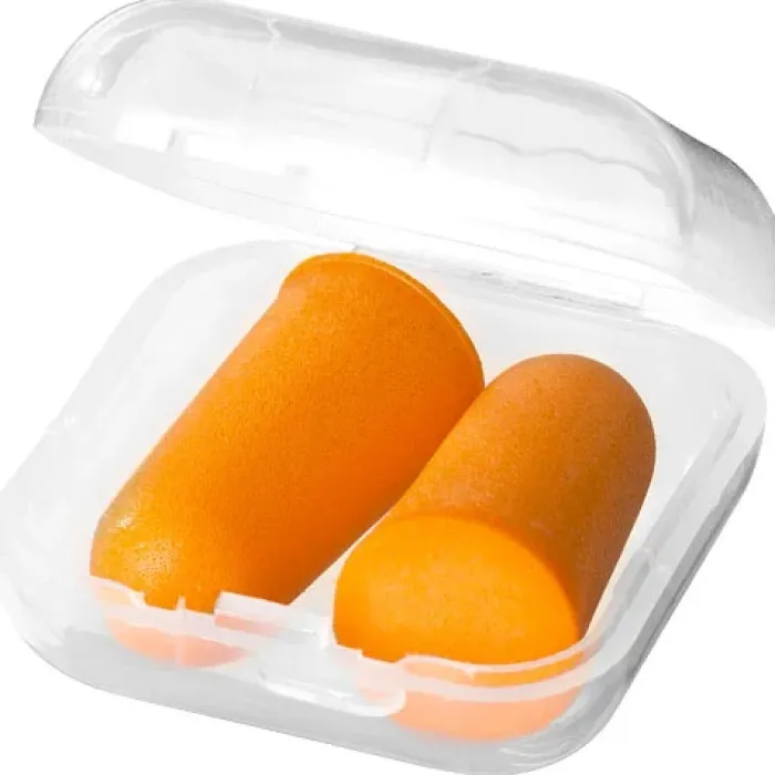 Tappi Serenity con custodia, plastica, azzurri, 3,5x1,5 cm, 10g