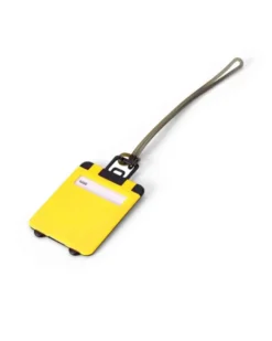 Targhetta Alp per bagaglio bicolore, plastica, 5,5x9,5 cm