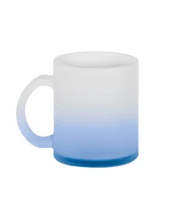Tazza AS400 vetro ghiaccio fondo colorato 320ml, 8x9.5cm