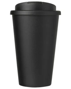 Tazza termica Americano nera 350ml ermetica in R-PET riciclato