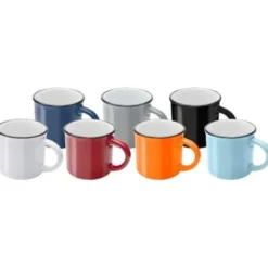 Tazza vintage Bari 240ml in ceramica, lavabile, con gift box eco