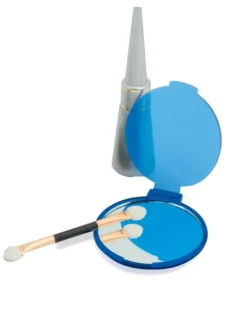 THINY Specchio Pieghevole Ø6cm, Colori Brillanti e Satinati