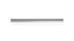Thirty Righello Scalimetro Alluminio 30 cm Argento 6 Scale Triangolare
