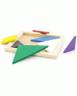 TPuzzle in legno Tangram Naturale