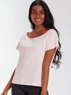 T-shirt donna raglan manica corta Vistara bicolore Flash Dance