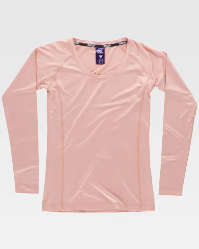 T-shirt Donna Sportiva Raglan Manica Lunga Tecnica