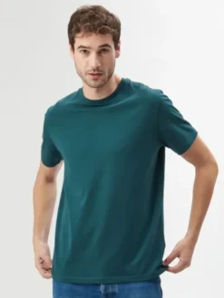 T-shirt genderlessgirocollo cotone bio