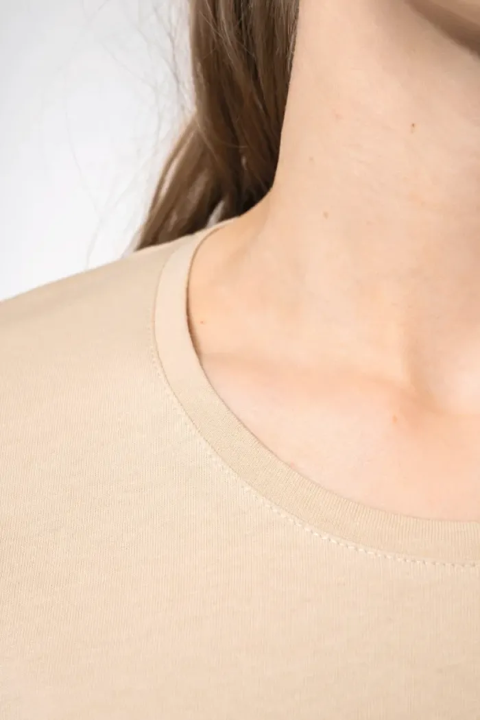 T-shirt manica corta donna girocollo