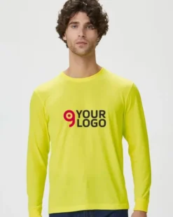 T-shirt manica lunga Classic Fit Uomo 100% Cotone Evolution LS