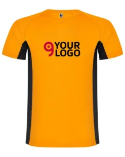 T-shirt tecnica Shanghaiin poliestere, girocollo, modern fit