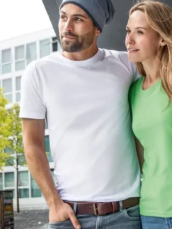 T-shirt Uomo Basic-T Man 180 , Cotone, Girocollo, Bande