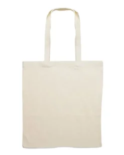 TURA Shopper cotone biologico 180g Made in UE 36x41 cm natural