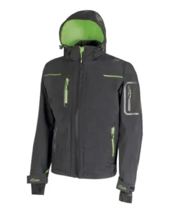 U-Power Giacca Softshell con membrana U-Tex, antivento