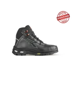 U-Power Legend S3 Gore-Tex Scarpa Alta Antinfortunistica Nera Pelle