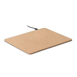 WIRELESS MATTY Mouse Pad in sughero naturale con ricarica 15W