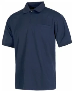 WORKDRY Polo mezza zip uomo, manica corta
