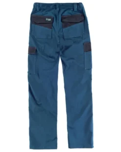 WORKMAN Pantalone multitasche elasticizzato con ginocchiere