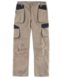 WORKMAN Pantalone multitasche elasticizzato con ginocchiere