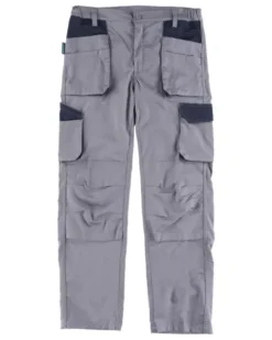 WORKMAN Pantalone multitasche elasticizzato con ginocchiere