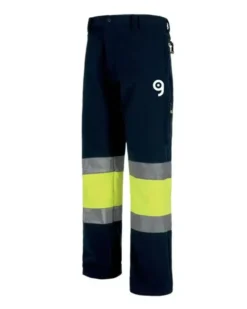 Workshell Pantalone Alta Visibilità Bicolore Cotone EN ISO 20471