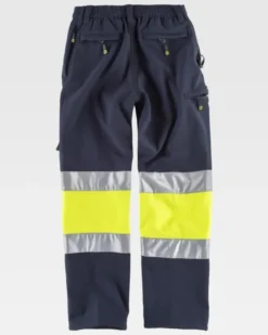 Workshell Pantalone Alta Visibilità Bicolore Cotone EN ISO 20471