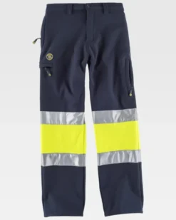 Workshell Pantalone Alta Visibilità Bicolore Cotone EN ISO 20471